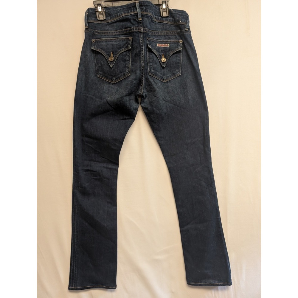 Hudson Jeans Beth Baby Boot Low Rise Back Sawtooth Flap Pockets 26 Buckle Bunny - Picture 6 of 10